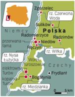 Wioski i miasta położone w tzw. Worku Turoszowskim zalały  Nysa Łużycka (m.in. Zgorzelec) oraz trzy jej dopływy: Miedzianka (Bogatynię), Witka (m.in. Radomierzyce, Niedów) i Czerwona Woda (m.in. Radzimów, Sulików).