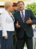 Bronisław Komorowski i Dalia Grybauskaitė podczas obchodów 600. rocznicy bitwy pod Grunwaldem w lipcu tego roku 