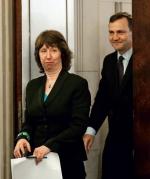 Catherine Ashton z Radosławem Sikorskim (zdjęcie z 31 maja)