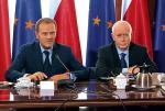 Premier Donald Tusk i szef jego doradców Michał Boni