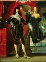 Ludwik XIII koronowany przez boginię zwycięstwa, mal. Philippe de Champaigne, 1635 r. 