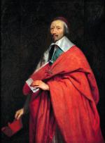 Kardynał Armand-Jean du Plessis Richelieu, mal. Philippe de Champaigne, 1635 r.