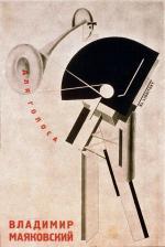 El Lissitzky. Okładka  tomu  wierszy  Majakowskiego z 1923 r.