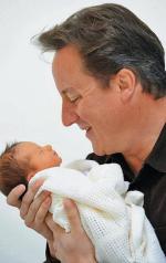 David Cameron z córką Florence / fot: STEFAN ROUSSEAU