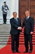 Bronisław Komorowski i Christian Wulff 