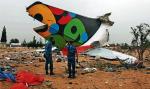 Szczątki samolotu Afriqiyah Airways rozbitego w Libii w maju 2010 roku 