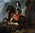 Wilhelm III Orański na koniu, mal. Johannes Voorhout, 1670 r.