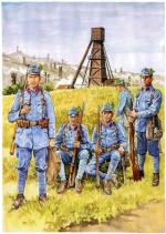 Od 1908 r. żołnierze piechoty c.k. armii nosili szaroniebieskie mundury