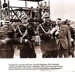 Inżynier Mieczysław Łodziński, dyrektor spółki Galicja wśród generałów WP podczas zawodów hippicznych w Truskawcu. Czerwiec 1939 r.
