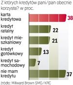 Wykształceni mieszkańcy dużych miast znacznie częściej zadłużają się w bankach. 