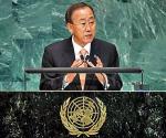 Sekretarz generalny ONZ Ban Ki Mun podczas szczytu  w Nowym Jorku / fot: Seth Wenig