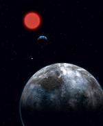 Czy tak wygląda układ Gliese 581? To tylko wyobraźnia artysty