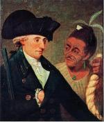 Kpt. Charles Clerke, dowódca HMS „Resolution”, i  mieszkaniec Nowej Zelandii, mal. Nathaniel Dance, 1776 r.  