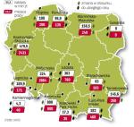 Najszybciej rośnie strefa katowicka. Jej szefowie zakładają,  że do końca tego roku wartość zadeklarowanych nakładów sięgnie 1 mld zł, a liczba etatów zbliży się do tysiąca.