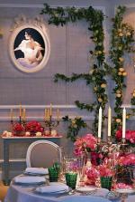 Eric Chauvin zaprojektował romantyczną kwietną oprawę kolacji wydanej przez Diora