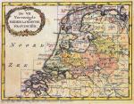 Mapa Zjednoczonych Prowincji Niderlandów z 1773 roku 
