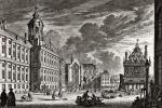 Plac przed amsterdamskim ratuszem, rycina, ok. 1770 r.