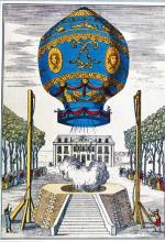 21 listopada 1783 r. pierwsi śmiałkowie  – Pilatre de Rozier i d’Arlandes lecą mongolfierą 