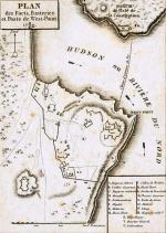 Plan fortyfikacji West Point nad rzeką Hudson zbudowanych przez Kościuszkę, 1780 r.