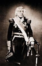 Admirał Cochrane u schyłku życia, fotografia z 1854 roku 