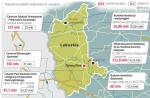 W województwie lubuskim na liście projektów kluczowych są 174 projekty.  Łączna kwota dofinansowania tych inwestycji to 1,27 mld zł. Do 13 września podpisano  146 umów o dotacje, na łączną kwotę wsparcia z Unii wynoszącą 853 mln zł. ∑