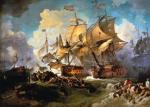  Bitwa francusko-brytyjska w Zatoce Biskajskiej 1 czerwca 1794 r.,  mal. Philippe Jacques de Loutherbourg, 1795 r. 