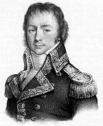 Francuski admirał Jean-Baptiste Perrée, litografia, XIX w. 