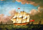 HMS „Victory” w 1793 r., mal. Monamy Swaine, 1795 r.