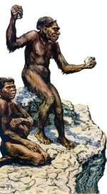 Neandertalczyk żył współcześnie z Homo sapiens, wyginął ok.  28 tys. lat temu