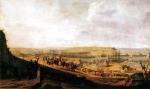 Napoleon wizytuje port wojenny w Boulogne, mal. Jean Franc, ois Hue, 1806 r.