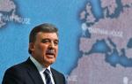 Prezydent Turcji Abdullah Gül podczas wystąpienia na temat sytuacji międzynarodowej Turcji w Chatham House w Londynie