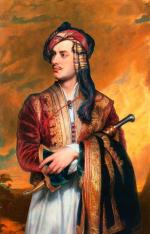 Sławny angielski poeta romantyczny George Byron w stroju albańskim, mal. Thomas Phillips, ok. 1835 r. 