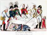 „Polityka równowagi” i „Dzielenie królewskiego tortu”– karykatury na obrady kongresu wiedeńskiego w 1815 r. 