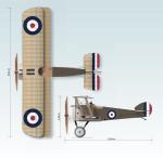 Dane  taktyczno- -techniczne Sopwith Camel F. 1 z silnikiem Bentley B. R. 1: Rozpiętość 8,54 m Długość 5,64 m Wysokość 2,60 m Powierzchnia nośna 21,5 mkw Masa własna 442 kg Masa w locie 713 kg Prędkość maksymalna 180 km/h Pułap 6000 m Czas wznoszenia na 2000 m w 5 min Czas lotu 2,5 godz.