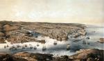 Widok Sewastopola, głównej bazy rosyjskiej Floty Czarnomorskiej, 1848 r