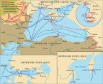  Wojna krymska – działania w basenie Morza Czarnego, na Bałtyku i Dalekim Wschodzie,1853 – 1856