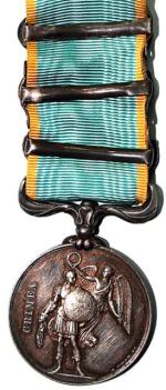 Brytyjski medal za wojnę krymską (rewers)