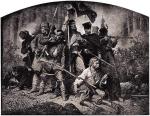 Bitwa z cyklu Polonia 1863, rys. Artur Grottger 