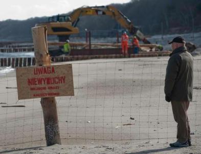 Plaża w Kołobrzegu już bezpieczna