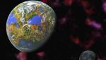 rocky surface, and on it ? ? water - so the planet might look like that look for 