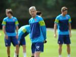 Arsene Wenger. Arsenal training before the match with Besiktas 