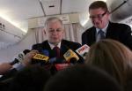 Prezydent RP Lech Kaczyński oraz Michał Kamiński 