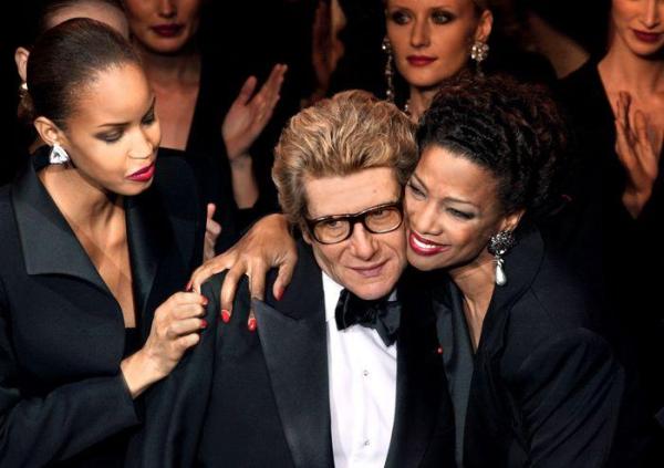 Yves Saint-Laurent i jego modelki