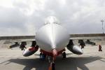 Polski F-16 w bazie w Krzesinach