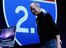 Steve Jobs na konferencji w San Francisco 9 czerwca 2008 r.Bigger