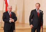 Lech Kaczyński i Donald Tusk.
