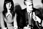 Pisarz z żoną Mariną podczas wywiadu dla wydawnictwa Gallimard, Paryż, listopad 1963 r. 