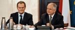 Na zdjęciu premier Donald Tusk i prezydent Lech Kaczyński 