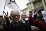 Manifestacja przed Kancelarią Prezesa Rady Ministrów