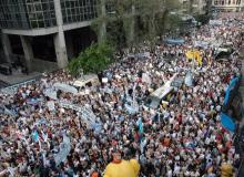 Buenos Aires. Demonstracja przeciwników nacjonalizacjiBigger